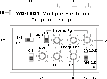 WQ10D1, WQ10 D1, WQ10-D1, Electro Acupuncture, Acupuncture Machine, Electro Stimulator