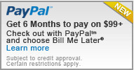PayPal Verified Merchant, PayPal Credit, PayPal Seal,