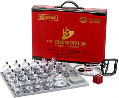 Cupping Set: 30 Piece Plastic Cupping Set By Hansol